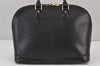 Authentic Louis Vuitton Epi Alma PM Hand Bag Black M40302 LV 8000J