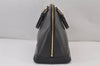 Authentic Louis Vuitton Epi Alma PM Hand Bag Black M40302 LV 8000J