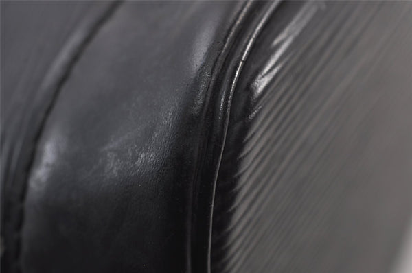 Authentic Louis Vuitton Epi Alma PM Hand Bag Black M40302 LV 8000J