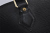 Authentic Louis Vuitton Epi Alma PM Hand Bag Black M40302 LV 8000J
