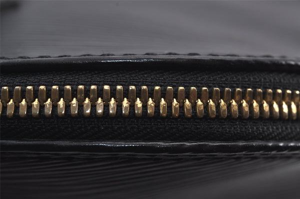 Authentic Louis Vuitton Epi Alma PM Hand Bag Black M40302 LV 8000J