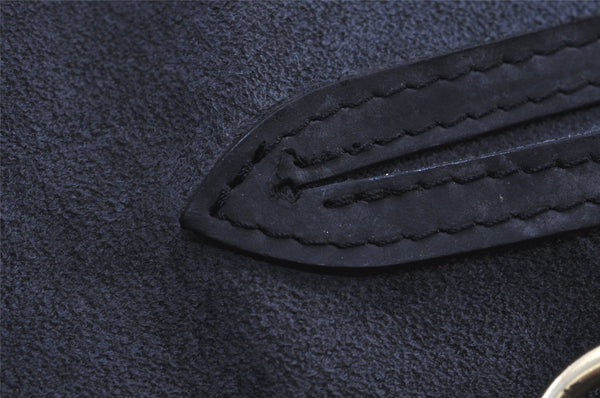 Authentic Louis Vuitton Epi Alma PM Hand Bag Black M40302 LV 8000J