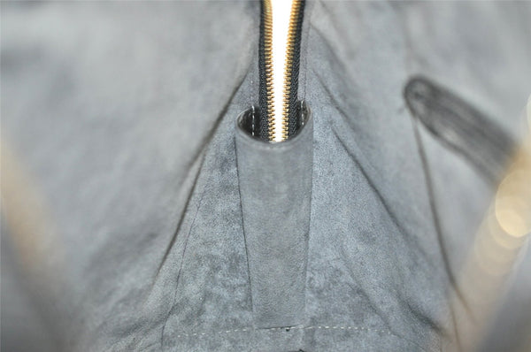 Authentic Louis Vuitton Epi Alma PM Hand Bag Black M40302 LV 8000J