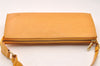 Authentic Louis Vuitton Epi Pochette Accessoires Pouch Yellow M52959 LV 8001I