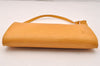 Authentic Louis Vuitton Epi Pochette Accessoires Pouch Yellow M52959 LV 8001I