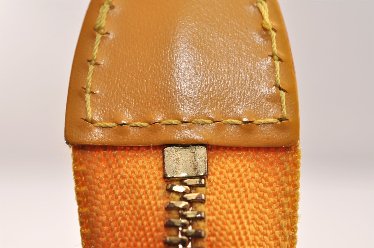 Authentic Louis Vuitton Epi Pochette Accessoires Pouch Yellow M52959 LV 8001I