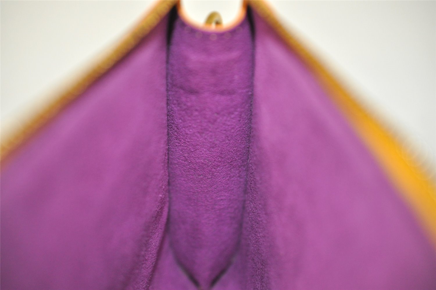 Authentic Louis Vuitton Epi Pochette Accessoires Pouch Yellow M52959 LV 8001I