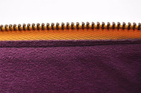 Authentic Louis Vuitton Epi Pochette Accessoires Pouch Yellow M52959 LV 8001I