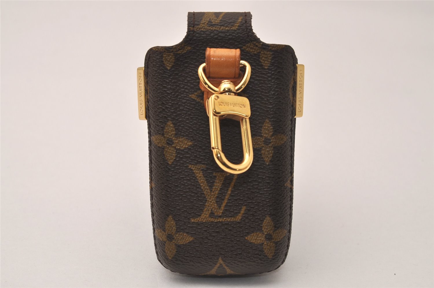 Authentic Louis Vuitton Monogram Etui TelePhone International PM M63064 LV 8001J