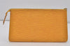 Authentic Louis Vuitton Epi Pochette Accessoires Pouch Yellow M52959 Junk 8002I