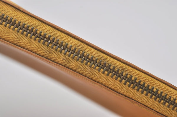 Authentic Louis Vuitton Epi Pochette Accessoires Pouch Yellow M52959 Junk 8002I