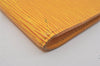 Authentic Louis Vuitton Epi Pochette Accessoires Pouch Yellow M52959 Junk 8002I
