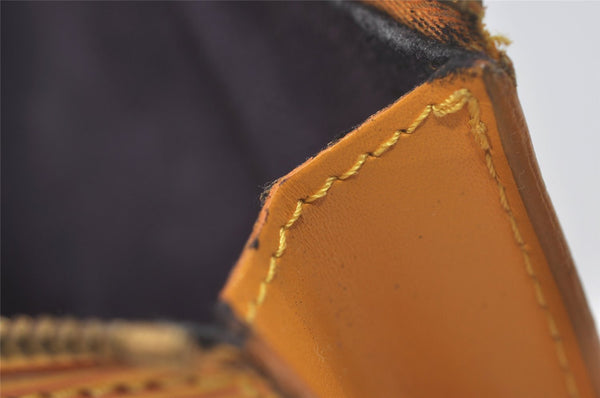 Authentic Louis Vuitton Epi Pochette Accessoires Pouch Yellow M52959 Junk 8002I