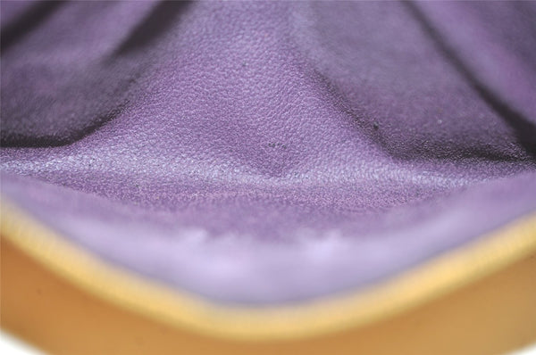 Authentic Louis Vuitton Epi Pochette Accessoires Pouch Yellow M52959 Junk 8002I