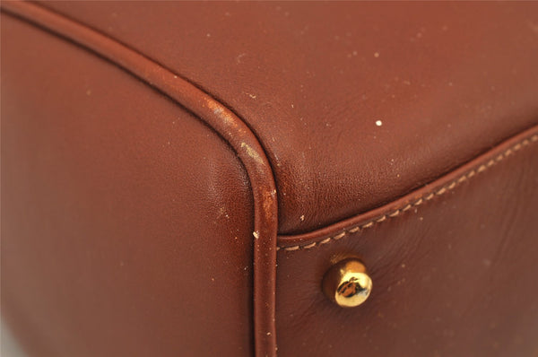 Authentic GUCCI Bamboo 2Way Shoulder Hand Bag Purse Leather Brown Junk 8002J