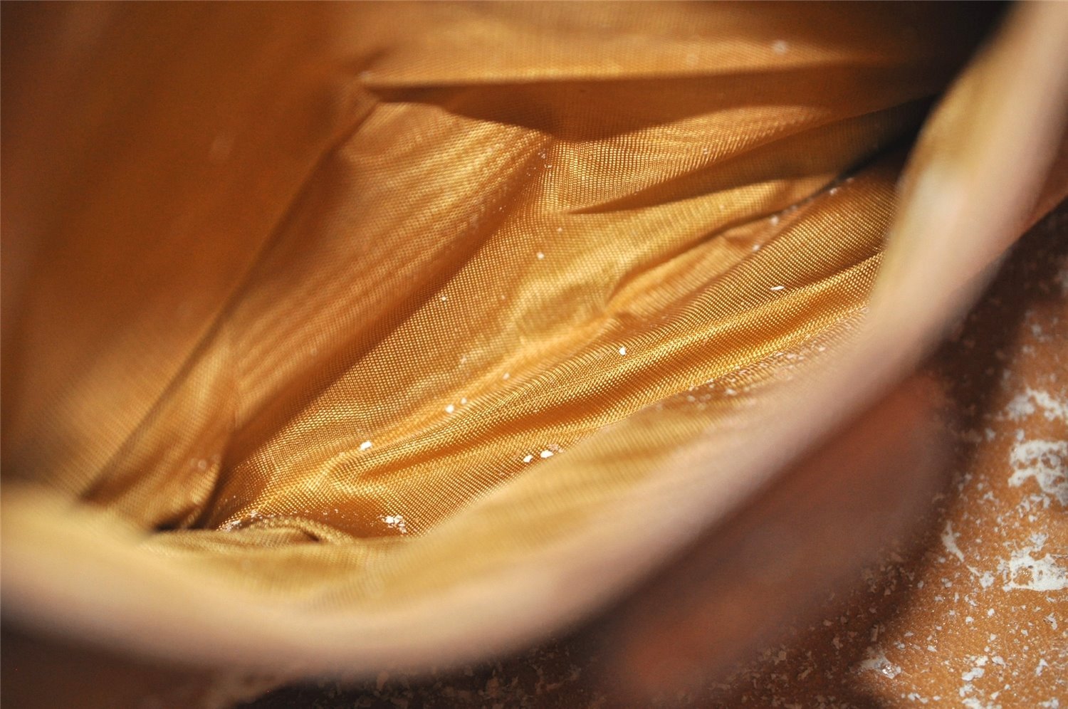 Authentic GUCCI Bamboo 2Way Shoulder Hand Bag Purse Leather Brown Junk 8002J