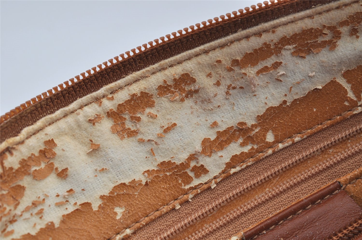 Authentic GUCCI Bamboo 2Way Shoulder Hand Bag Purse Leather Brown Junk 8002J