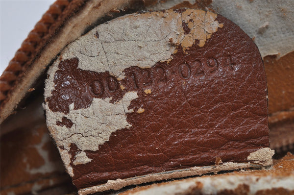 Authentic GUCCI Bamboo 2Way Shoulder Hand Bag Purse Leather Brown Junk 8002J