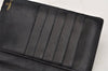 Authentic CHANEL Caviar Skin CC Logo Bifold Long Wallet Purse Black Junk 8003J