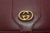 Authentic GUCCI Vintage Shoulder Cross Body Bag Purse Leather Bordeaux 8004I