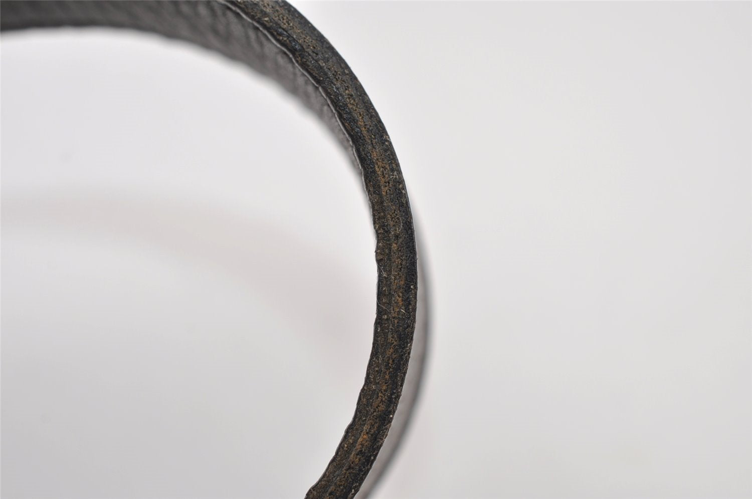 Authentic Christian Dior Trotter Shoulder Bag Purse Canvas Leather Brown 8005I