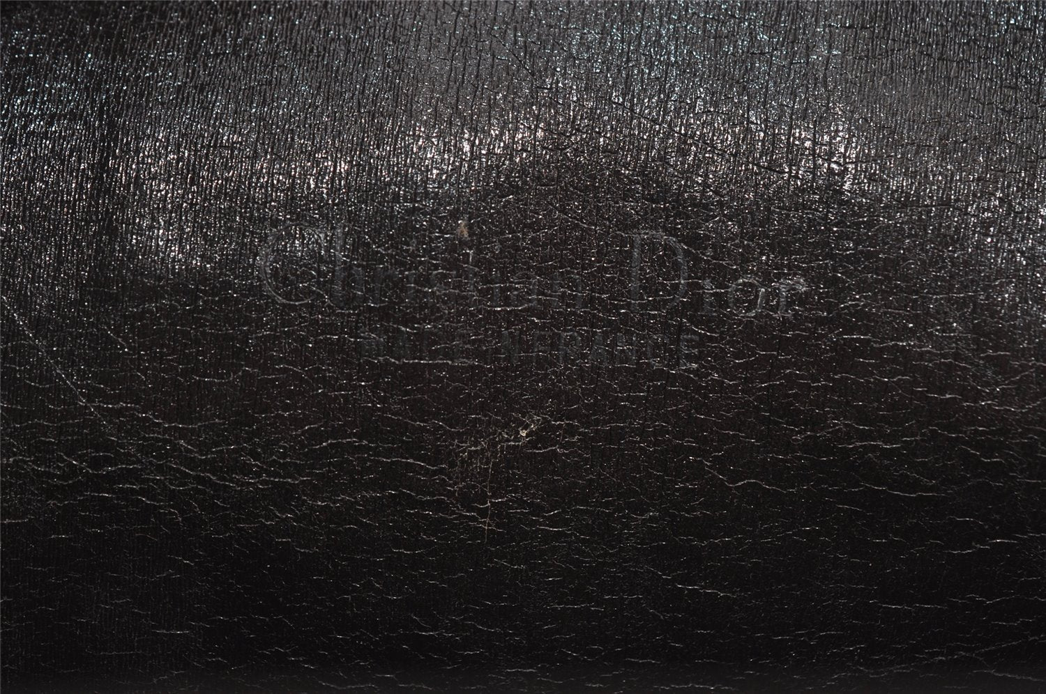 Authentic Christian Dior Trotter Shoulder Bag Purse Canvas Leather Brown 8005I