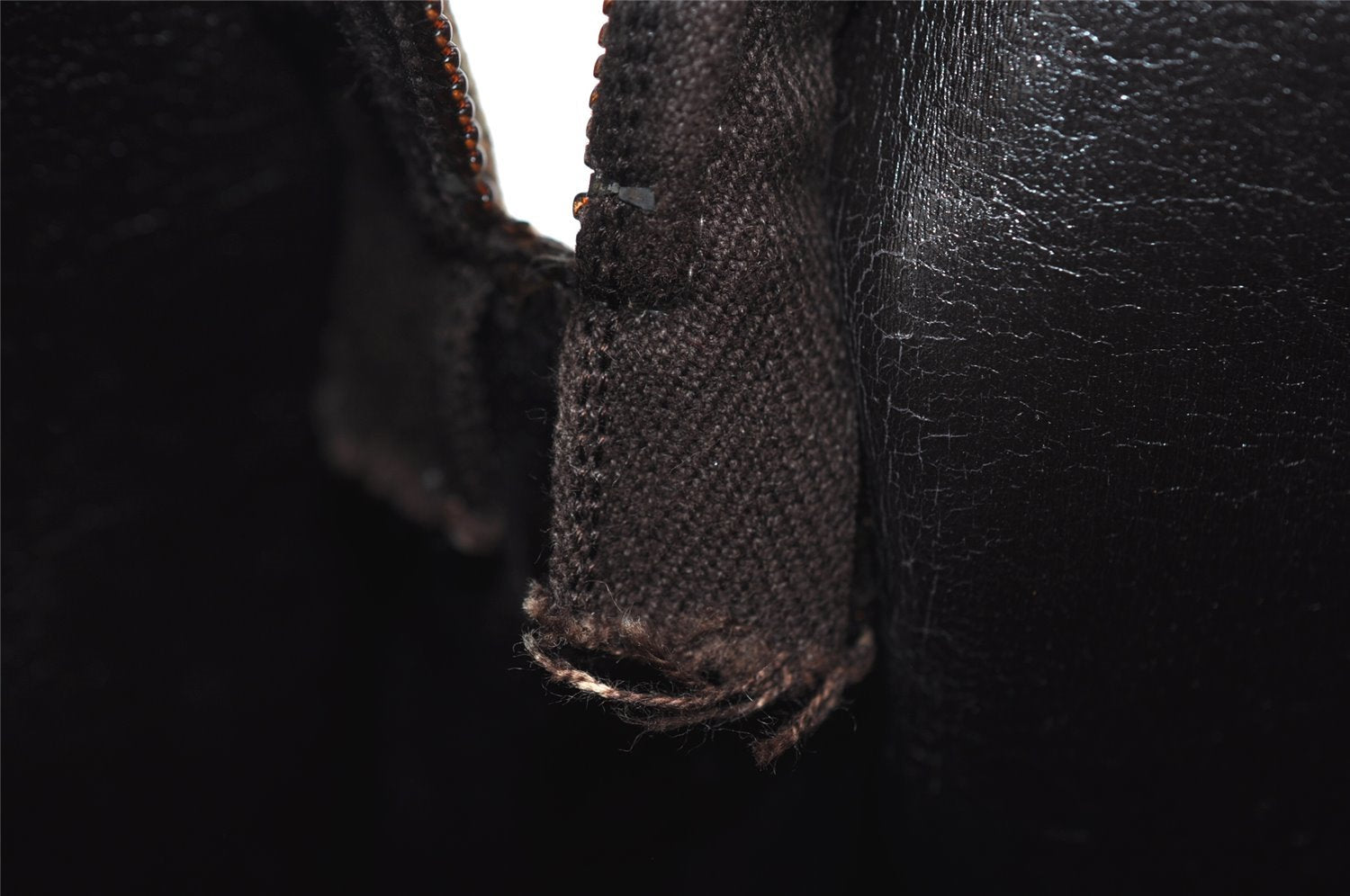 Authentic Christian Dior Trotter Shoulder Bag Purse Canvas Leather Brown 8005I