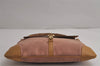 Authentic GUCCI Bamboo Kandinsky Shoulder Bag Suede Leather 0014096 Pink 8006J