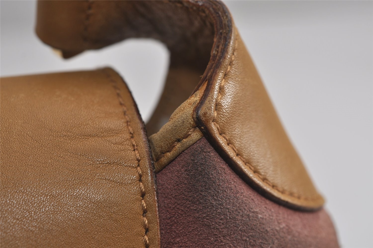 Authentic GUCCI Bamboo Kandinsky Shoulder Bag Suede Leather 0014096 Pink 8006J