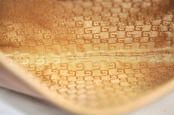 Authentic GUCCI Bamboo Kandinsky Shoulder Bag Suede Leather 0014096 Pink 8006J