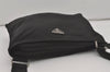 Authentic PRADA Nylon Tessuto Leather Shoulder Cross Body Bag Black 8007I