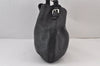 Authentic PRADA Vintage Leather Nappa Shoulder Hand Bag Purse Black 8007J