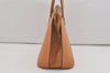 Authentic CELINE Vintage 2Way Shoulder Hand Tote Bag Leather Beige 8008I