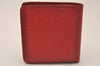 Authentic Louis Vuitton Epi Portefeuille Marco Bifold Wallet Red M63547 LV 8009J