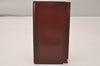 Authentic Cartier Must de Cartier Long Wallet Leather Bordeaux Red Box 8010J