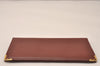 Authentic Cartier Must de Cartier Long Wallet Leather Bordeaux Red Box 8010J