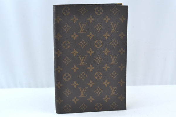Authentic Louis Vuitton Monogram Agenda Bureau Note Book Cover Old Model 8011J
