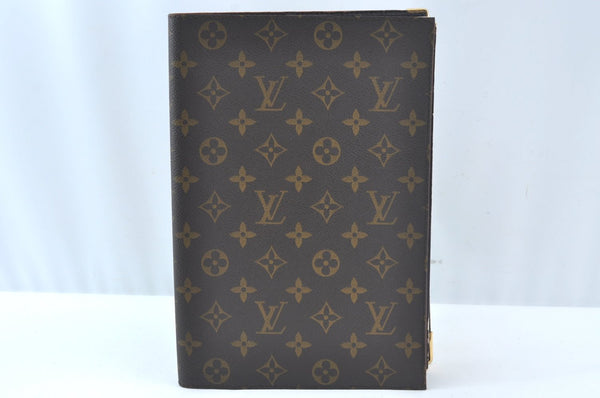 Authentic Louis Vuitton Monogram Agenda Bureau Note Book Cover Old Model 8011J