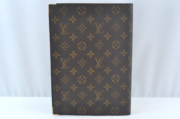 Authentic Louis Vuitton Monogram Agenda Bureau Note Book Cover Old Model 8011J