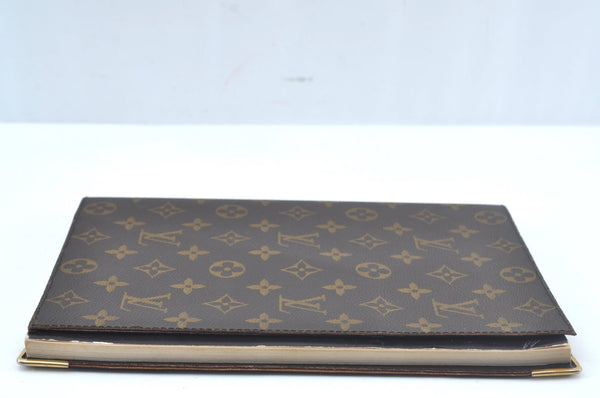Authentic Louis Vuitton Monogram Agenda Bureau Note Book Cover Old Model 8011J
