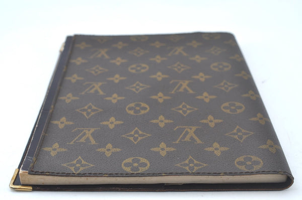 Authentic Louis Vuitton Monogram Agenda Bureau Note Book Cover Old Model 8011J
