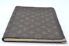 Authentic Louis Vuitton Monogram Agenda Bureau Note Book Cover Old Model 8011J