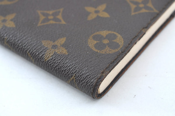 Authentic Louis Vuitton Monogram Agenda Bureau Note Book Cover Old Model 8011J