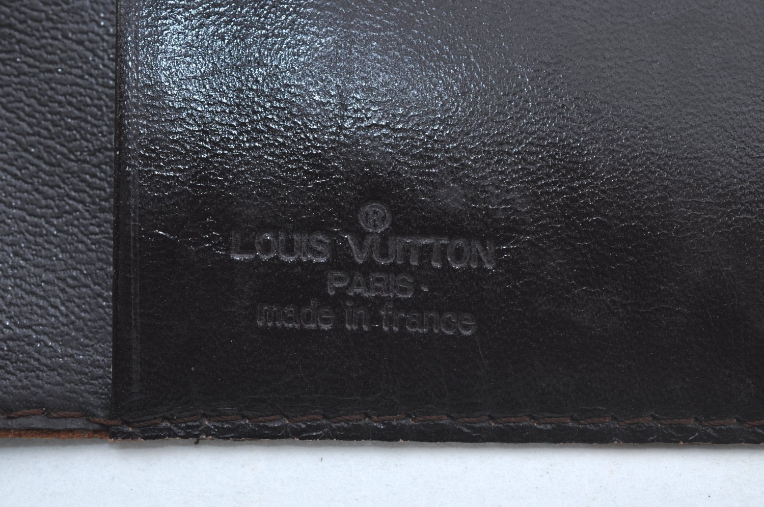 Authentic Louis Vuitton Monogram Agenda Bureau Note Book Cover Old Model 8011J