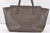 Authentic GUCCI Swing Large Shoulder Tote Bag Leather 354397 Brown 8013J