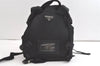 Authentic PRADA Vintage Nylon Tessuto Drawstring Backpack Black 8015J