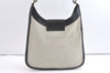 Authentic GUCCI Vintage Shoulder Bag Suede Leather 0014129 Light Gray 8016J