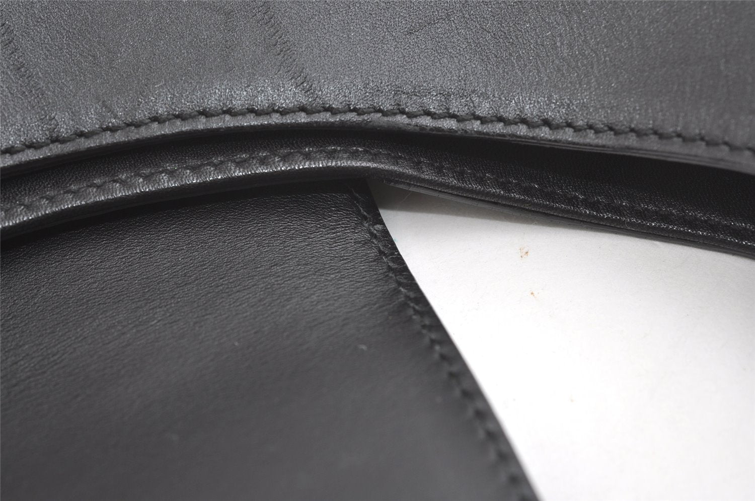 Authentic GUCCI Vintage Shoulder Bag Suede Leather 0014129 Light Gray 8016J