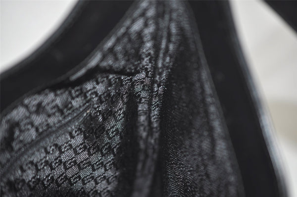 Authentic GUCCI Vintage Shoulder Bag Suede Leather 0014129 Light Gray 8016J