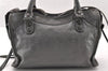 Authentic BALENCIAGA Classic Mini City 2Way Hand Bag Leather 300295 Gray 8017I